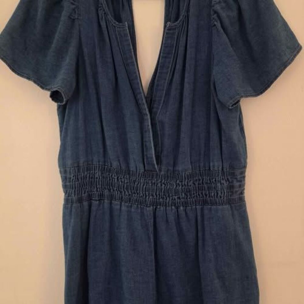 Anthropologie Denim Romper - Medium